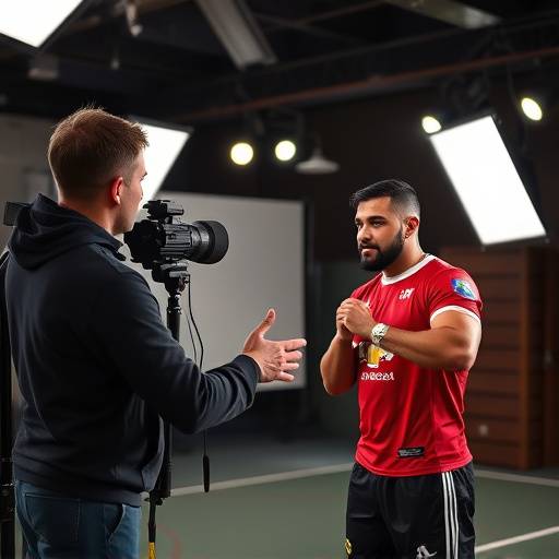 Imagen del programa de deportes 'Marcador Deportivo', con el presentador Carlos Mendoza